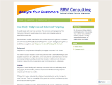 Tablet Screenshot of analyzeyourcustomers.wordpress.com