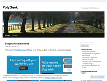 Tablet Screenshot of polygeeks.wordpress.com