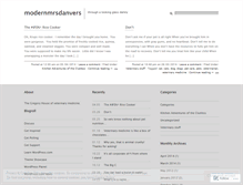 Tablet Screenshot of modernmrsdanvers.wordpress.com