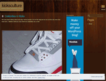 Tablet Screenshot of kicksculture.wordpress.com