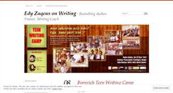 Desktop Screenshot of ezonwriting.wordpress.com