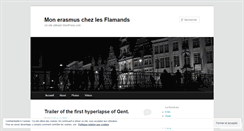 Desktop Screenshot of monerasmuschezlesflamands.wordpress.com