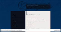 Desktop Screenshot of new12canada.wordpress.com