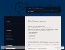 Tablet Screenshot of new12canada.wordpress.com
