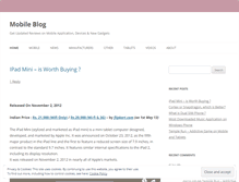 Tablet Screenshot of mobiappblog.wordpress.com