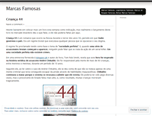 Tablet Screenshot of marcasfamosas.wordpress.com