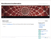 Tablet Screenshot of hacialasanacionalternativa.wordpress.com