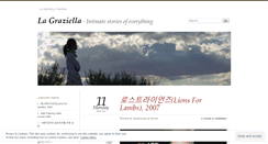 Desktop Screenshot of lagraziella.wordpress.com