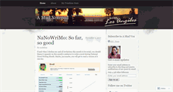 Desktop Screenshot of amadvox.wordpress.com