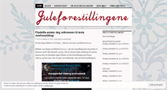 Desktop Screenshot of juleforestillingene.wordpress.com
