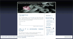 Desktop Screenshot of healthpromotionblog.wordpress.com