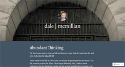 Desktop Screenshot of dalemcmillian.wordpress.com