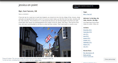 Desktop Screenshot of jessicaonpoint.wordpress.com