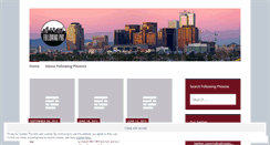 Desktop Screenshot of followingphoenix.wordpress.com