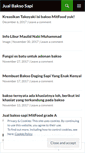 Mobile Screenshot of jualbaksosapi.wordpress.com