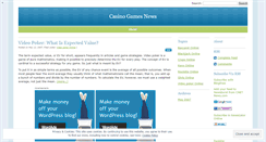 Desktop Screenshot of gamblernews.wordpress.com