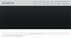 Desktop Screenshot of forumdeutsch.wordpress.com