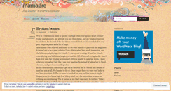 Desktop Screenshot of mamapre.wordpress.com