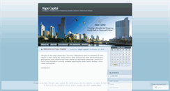 Desktop Screenshot of hopecapital.wordpress.com