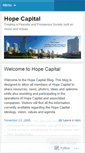 Mobile Screenshot of hopecapital.wordpress.com