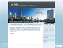 Tablet Screenshot of hopecapital.wordpress.com