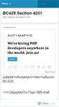 Mobile Screenshot of bc429sec4231.wordpress.com