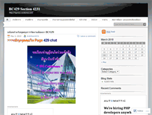 Tablet Screenshot of bc429sec4231.wordpress.com