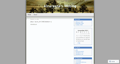 Desktop Screenshot of ainaraana.wordpress.com