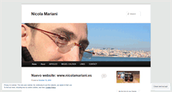 Desktop Screenshot of nicolamariani.wordpress.com