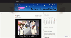 Desktop Screenshot of animedesmotivado.wordpress.com