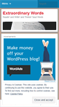 Mobile Screenshot of exowords.wordpress.com