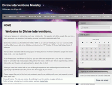 Tablet Screenshot of divineintmin.wordpress.com