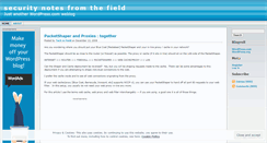 Desktop Screenshot of fieldtech.wordpress.com