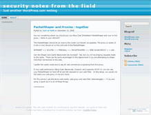 Tablet Screenshot of fieldtech.wordpress.com