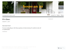Tablet Screenshot of houseon20.wordpress.com