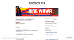 Desktop Screenshot of kingwawa.wordpress.com