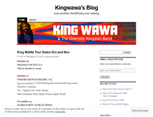 Tablet Screenshot of kingwawa.wordpress.com