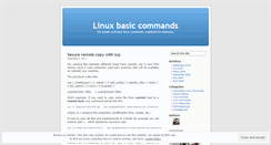 Desktop Screenshot of linuxbasiccommands.wordpress.com