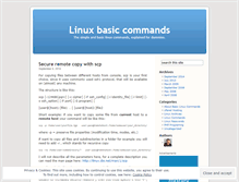 Tablet Screenshot of linuxbasiccommands.wordpress.com