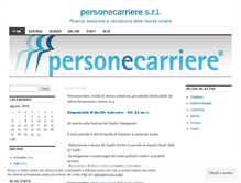 Tablet Screenshot of personecarriere.wordpress.com