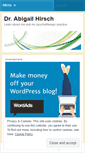 Mobile Screenshot of drabigailhirsch.wordpress.com