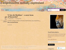 Tablet Screenshot of eimpression.wordpress.com