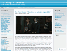 Tablet Screenshot of cinepages.wordpress.com