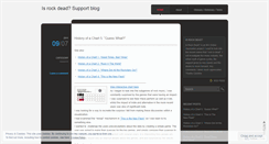 Desktop Screenshot of isrockdead.wordpress.com