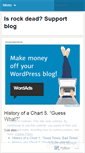 Mobile Screenshot of isrockdead.wordpress.com