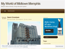 Tablet Screenshot of myworldmemphis.wordpress.com