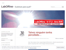 Tablet Screenshot of laboffline.wordpress.com