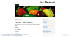 Desktop Screenshot of makingitraw.wordpress.com