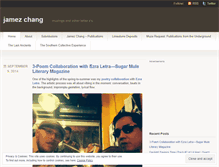 Tablet Screenshot of jamezchang.wordpress.com