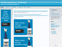 Tablet Screenshot of cobaej.wordpress.com